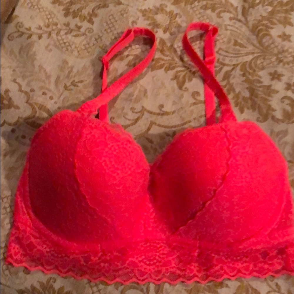 Beautiful Pink! lace bralette